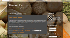 Desktop Screenshot of gourmetgal1.blogspot.com