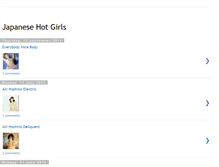 Tablet Screenshot of japan-hot-girls.blogspot.com