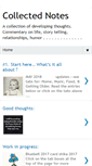 Mobile Screenshot of collectednotes.blogspot.com