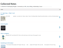 Tablet Screenshot of collectednotes.blogspot.com