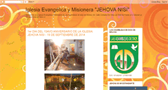 Desktop Screenshot of iglesiajehovanisi.blogspot.com