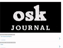 Tablet Screenshot of oskjournal.blogspot.com