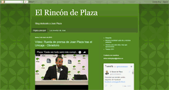 Desktop Screenshot of elrincondeplaza.blogspot.com