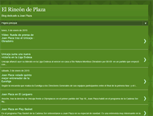 Tablet Screenshot of elrincondeplaza.blogspot.com