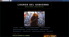 Desktop Screenshot of logrosdelgobierno.blogspot.com
