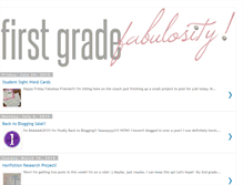 Tablet Screenshot of firstgradefabulosity.blogspot.com