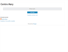 Tablet Screenshot of centro-mary.blogspot.com