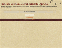 Tablet Screenshot of encuentra-mascota-bogota.blogspot.com