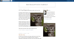 Desktop Screenshot of michalovichfamily.blogspot.com