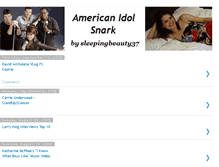 Tablet Screenshot of americanidolsnark.blogspot.com