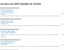 Tablet Screenshot of escueladeespectadoresdeteatro.blogspot.com