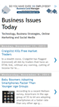Mobile Screenshot of businessissuestoday.blogspot.com