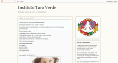 Desktop Screenshot of institutotaraverde.blogspot.com