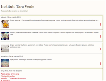 Tablet Screenshot of institutotaraverde.blogspot.com