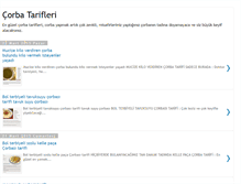 Tablet Screenshot of corbalartarifleri.blogspot.com
