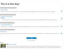 Tablet Screenshot of newdaypropheticministries.blogspot.com