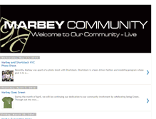 Tablet Screenshot of marbeycommunity.blogspot.com