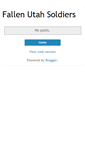 Mobile Screenshot of fallenutahsoldiers.blogspot.com
