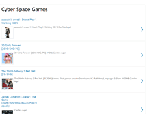 Tablet Screenshot of cyberspacegames.blogspot.com