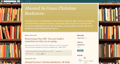 Desktop Screenshot of aboundingracechristianbookstore.blogspot.com