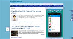 Desktop Screenshot of bloggermaniacom.blogspot.com