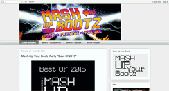 Desktop Screenshot of mashupyourbootz.blogspot.com