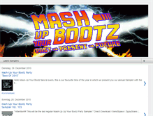 Tablet Screenshot of mashupyourbootz.blogspot.com