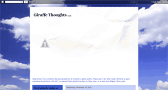 Desktop Screenshot of giraffemusings.blogspot.com