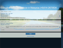 Tablet Screenshot of executivetaximalaysia.blogspot.com