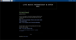 Desktop Screenshot of livemusicwednesday.blogspot.com