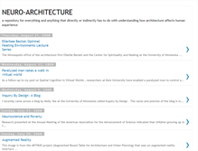 Tablet Screenshot of neuroarchitecture.blogspot.com