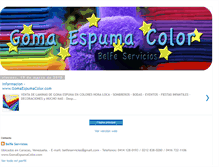 Tablet Screenshot of gomaespumacolor.blogspot.com