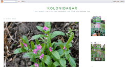 Desktop Screenshot of kolonidagar.blogspot.com