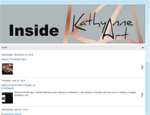 Tablet Screenshot of insidekathyanneart.blogspot.com