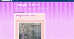 Desktop Screenshot of boutiquemartina.blogspot.com