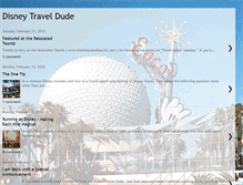 Tablet Screenshot of disneytraveldude.blogspot.com