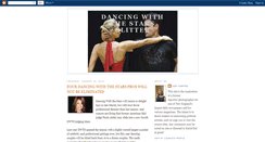 Desktop Screenshot of dancingwiththestarsglitter.blogspot.com