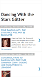 Mobile Screenshot of dancingwiththestarsglitter.blogspot.com