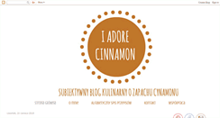 Desktop Screenshot of iadorecinnamon.blogspot.com