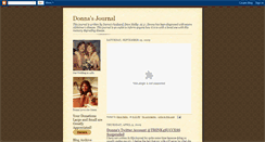 Desktop Screenshot of donnas-journal.blogspot.com