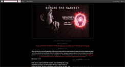 Desktop Screenshot of before-the-harvest.blogspot.com