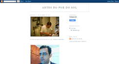 Desktop Screenshot of antesdopordosol2004.blogspot.com