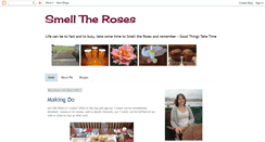 Desktop Screenshot of comesmelltheroses.blogspot.com