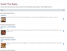 Tablet Screenshot of comesmelltheroses.blogspot.com