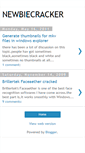 Mobile Screenshot of newbiecracker.blogspot.com