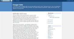 Desktop Screenshot of cougareats.blogspot.com