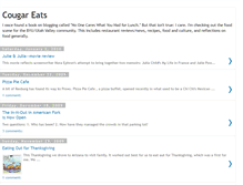 Tablet Screenshot of cougareats.blogspot.com