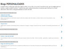 Tablet Screenshot of blogspersonalizados.blogspot.com