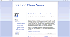 Desktop Screenshot of bransonshownews.blogspot.com