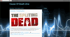 Desktop Screenshot of causeofdeathzine.blogspot.com